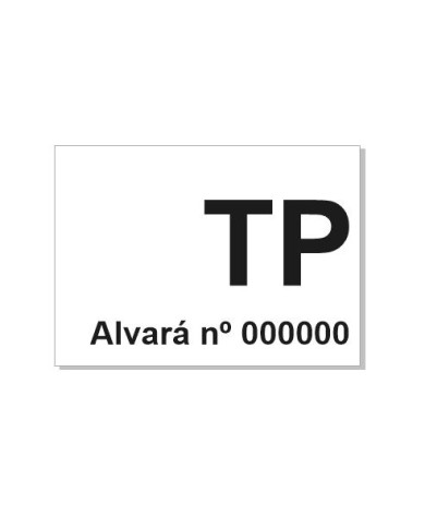 Dístico TP Alvará Transporte