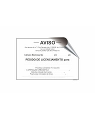 Cavalete de sinalização Piso Escorregadio