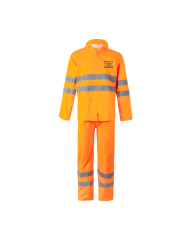 Fato de Chuva Alta Visibilidade em PU HV