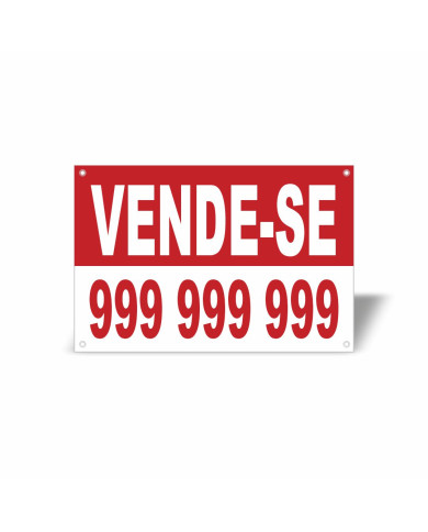 Placa informativa - VENDE-SE