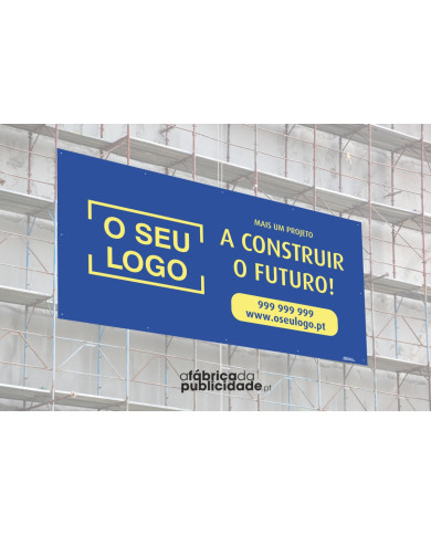 Lona Opaca em PVC para com baínhas e ilhós