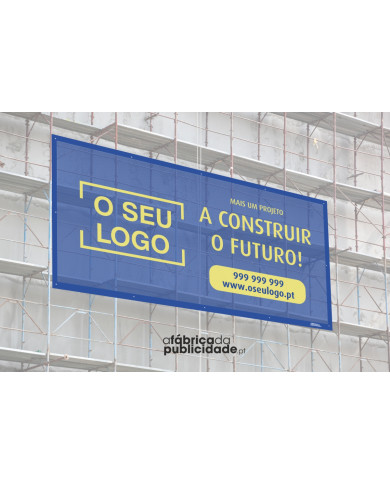 Lona microperfurada com baínhas e ilhós